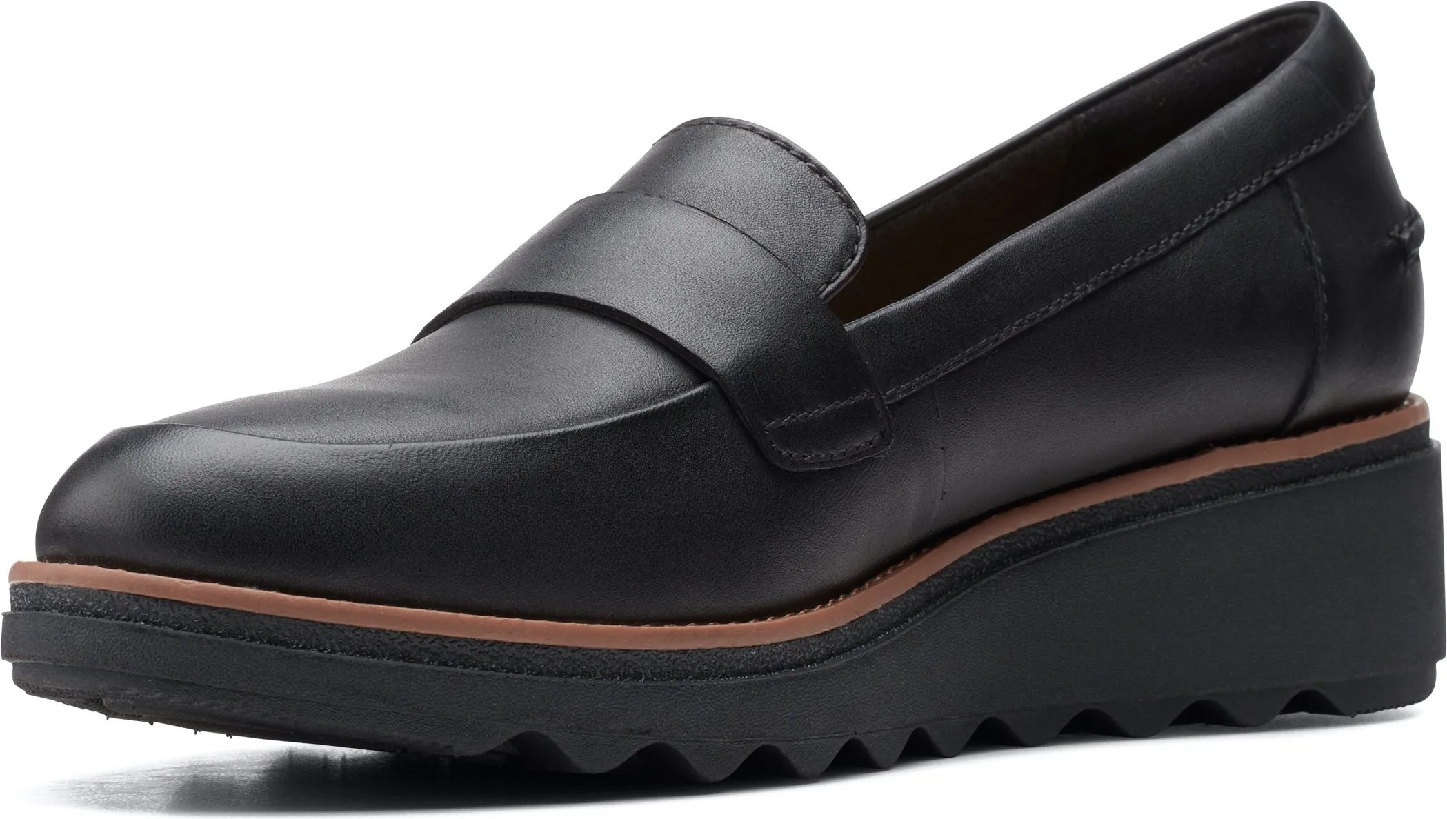 Clarks Sharon Gracie Black Leather