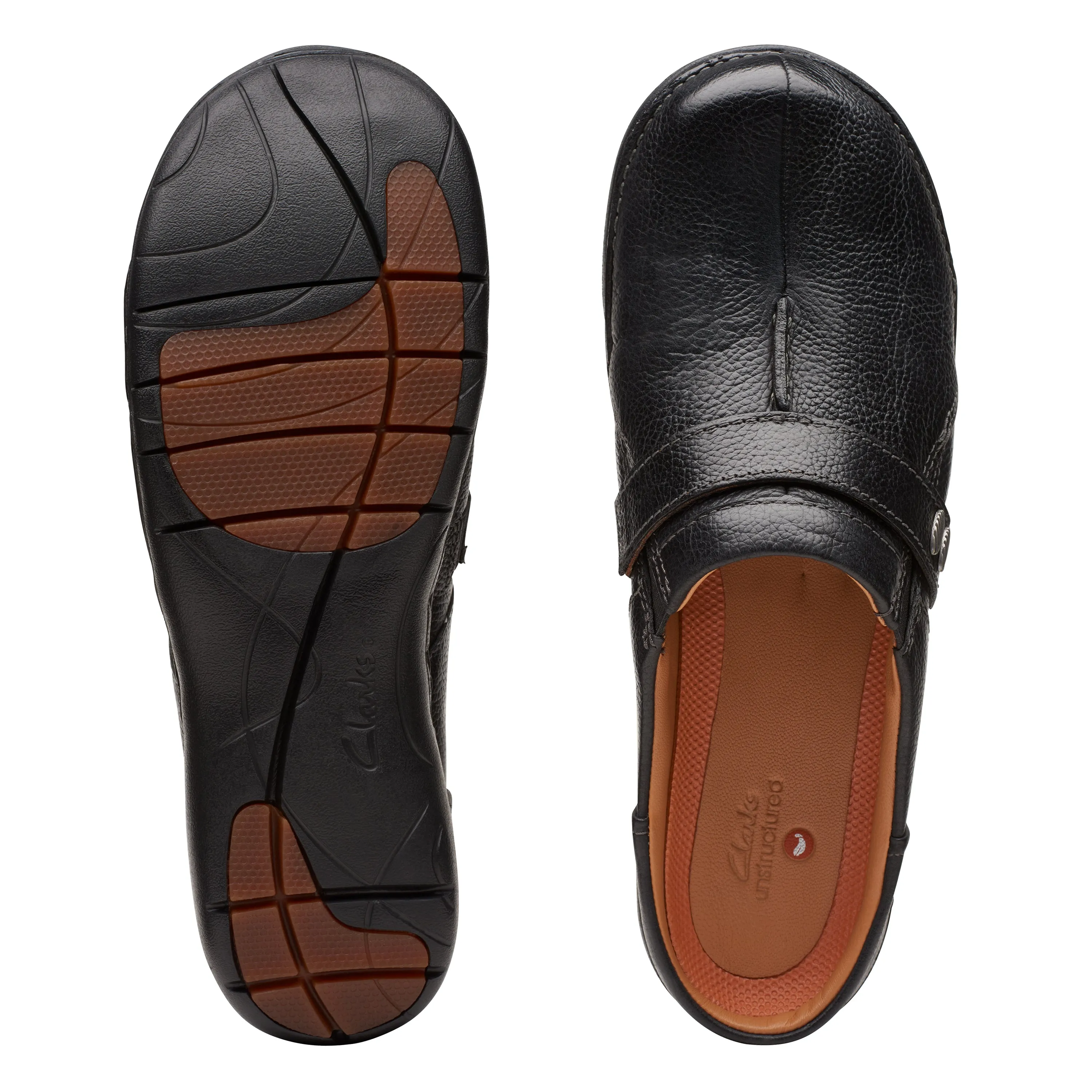 Clarks Unloop Ease Black Leather