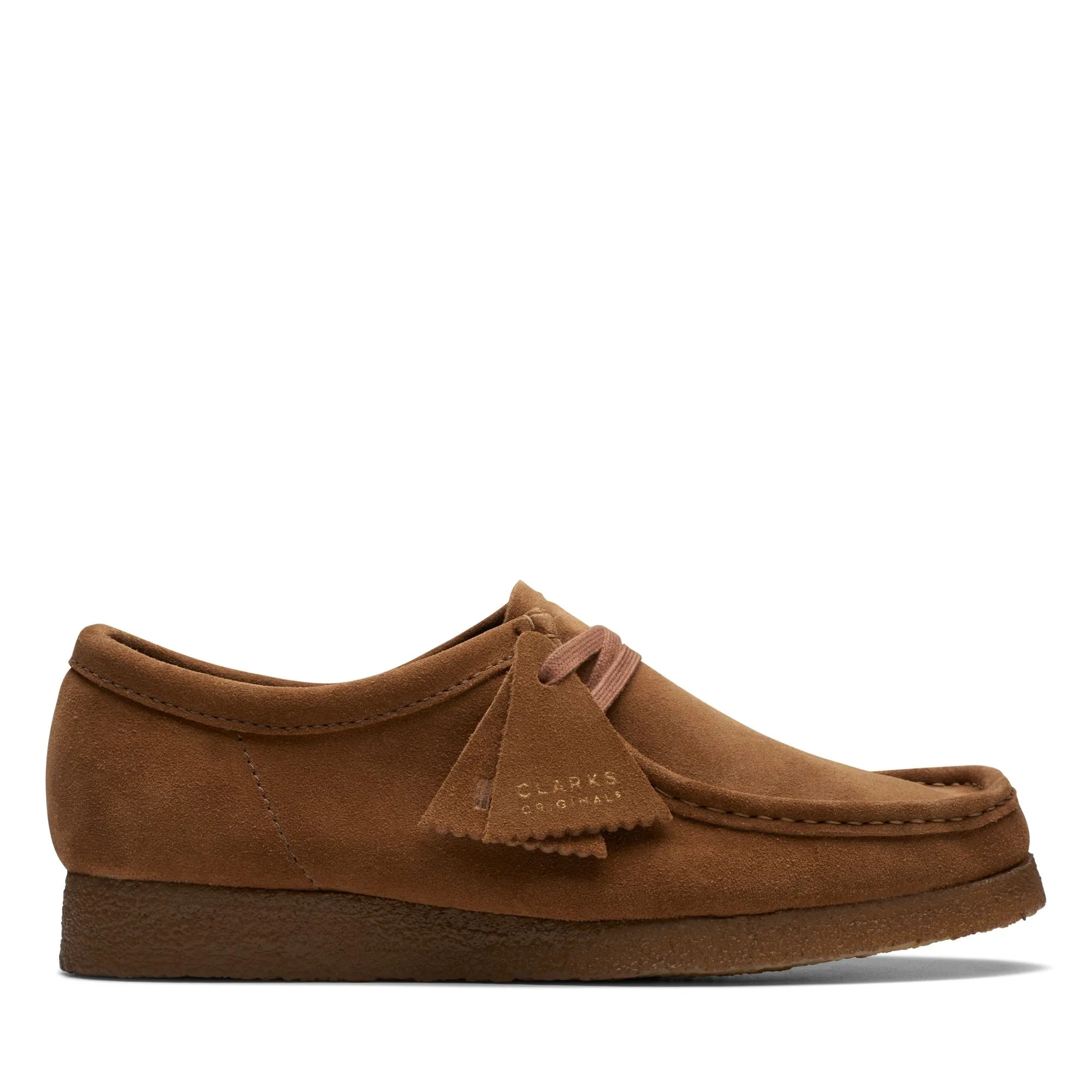 CLARKS WALLABEE LACE-UP SHOE - COLA