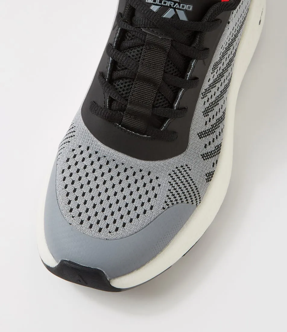 COLORADO Linx Grey Knit Sneakers