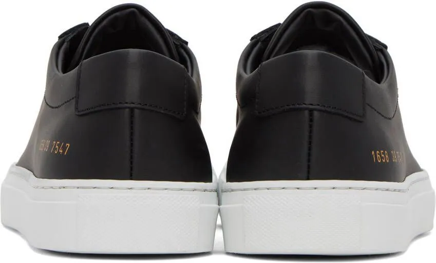 Common Projects Black Achilles Sneakers