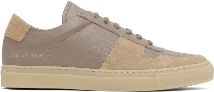 Common Projects Taupe Bball Sneakers