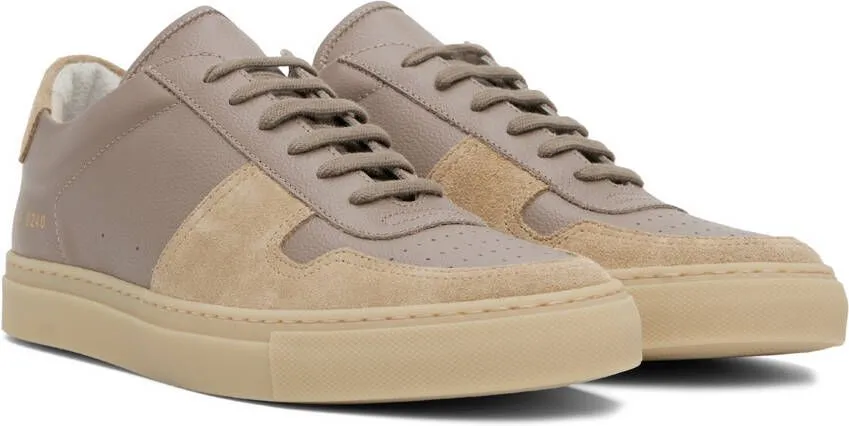 Common Projects Taupe Bball Sneakers