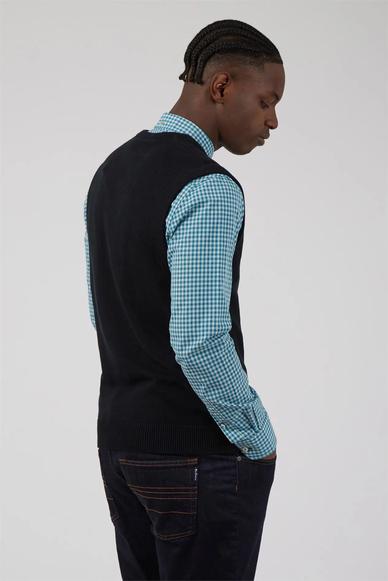 Cotton Mod V-Neck Vest