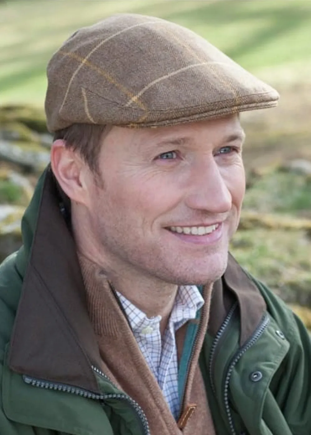 Crailing Tofts Tweed Cap