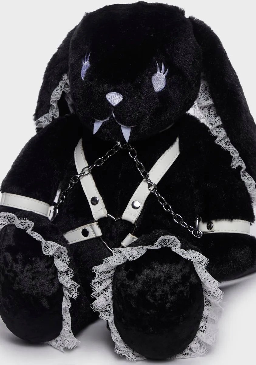 Dark Safe Word Bunny Backpack-