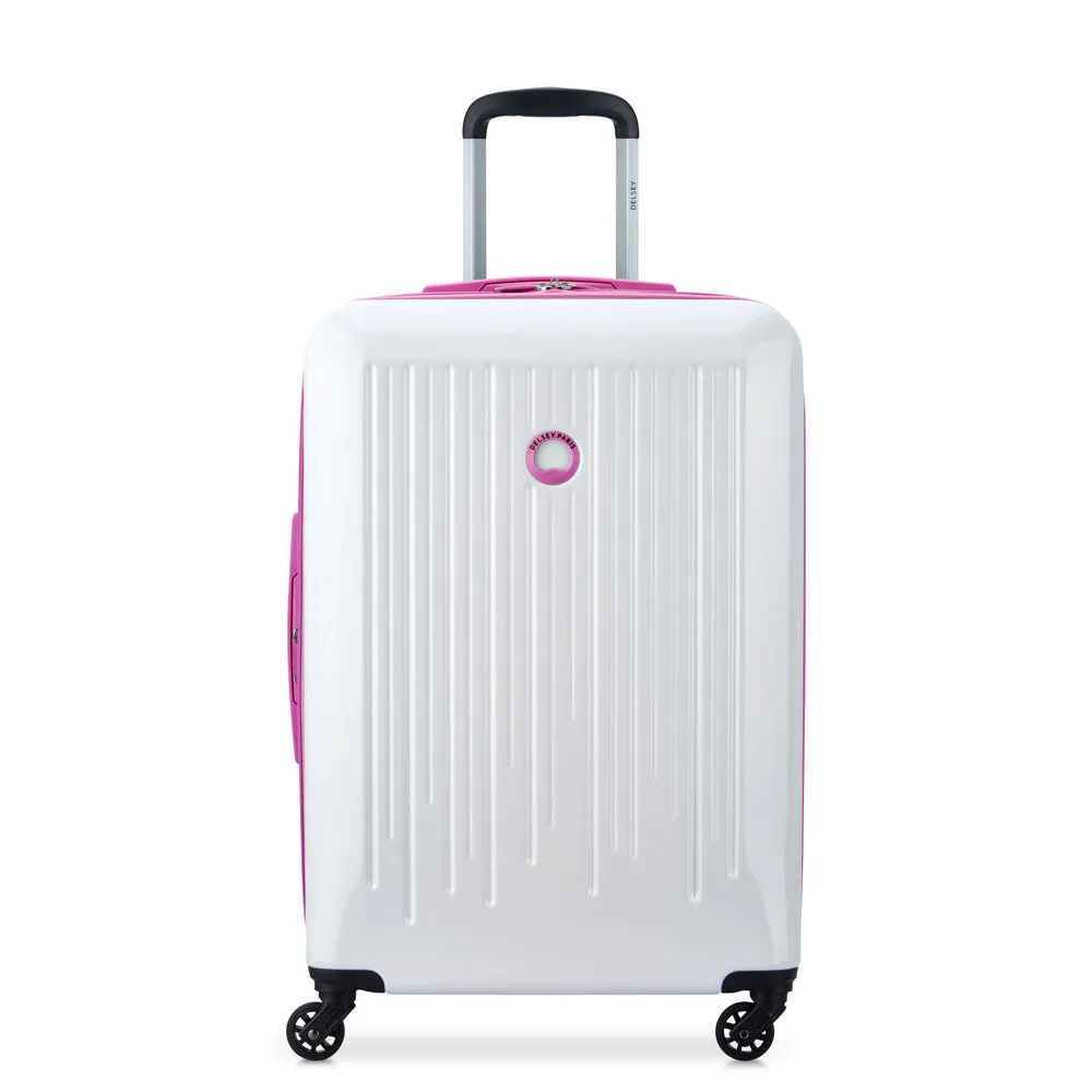 DELSEY Paris Christine Hardside Spinner Luggage Collection, 24-inch Checked-Medium  