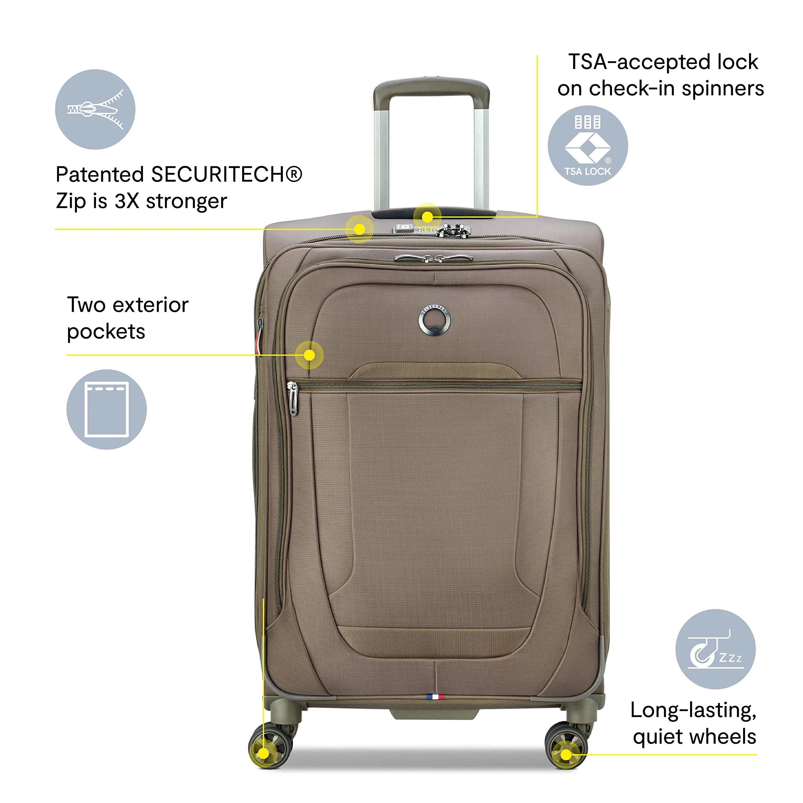 Delsey Paris Helium DLX Softside Expandable 29