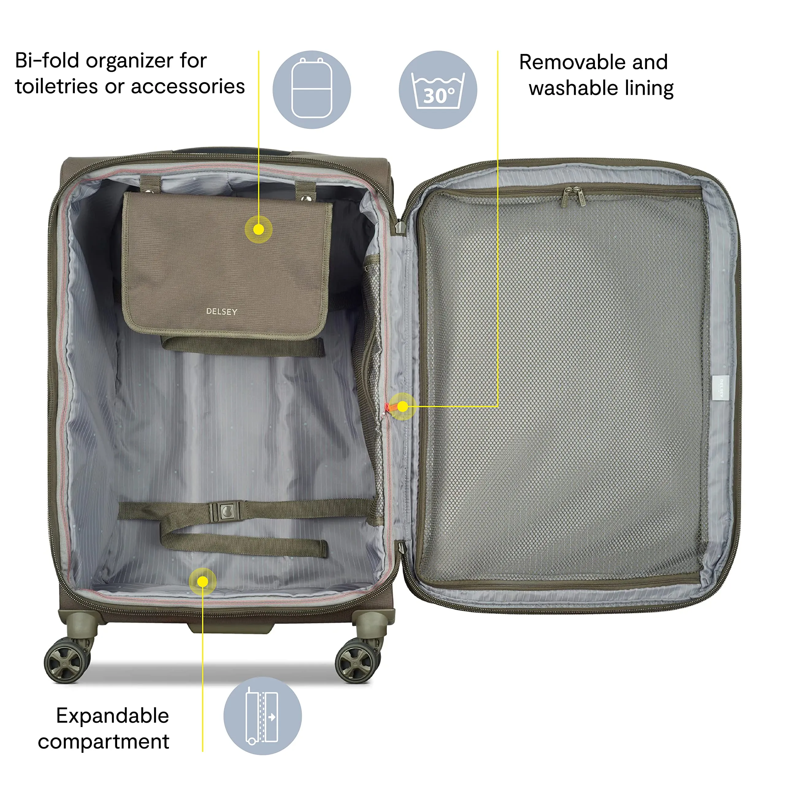 Delsey Paris Helium DLX Softside Expandable 29