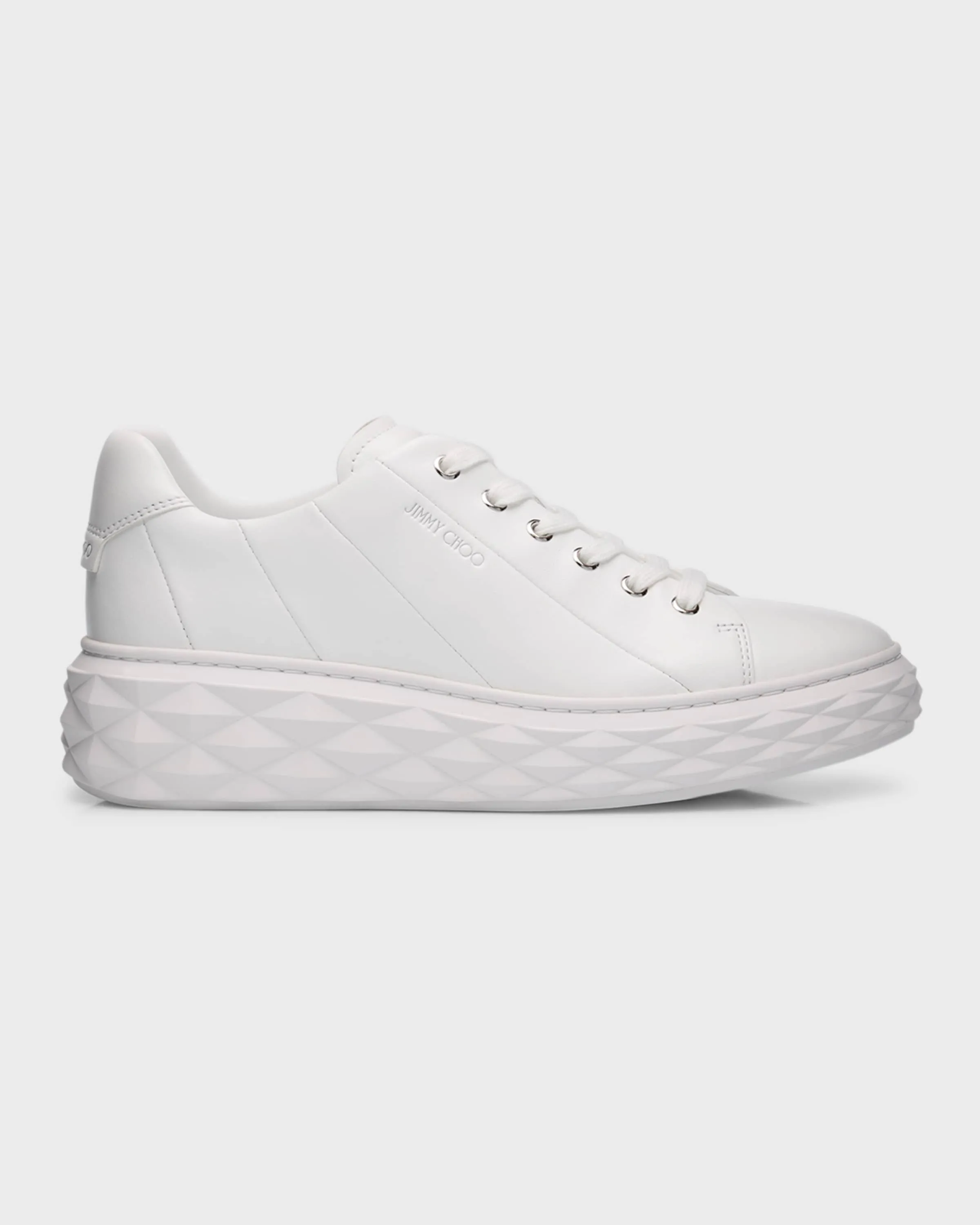 Diamond Leather Low-Top Sneakers