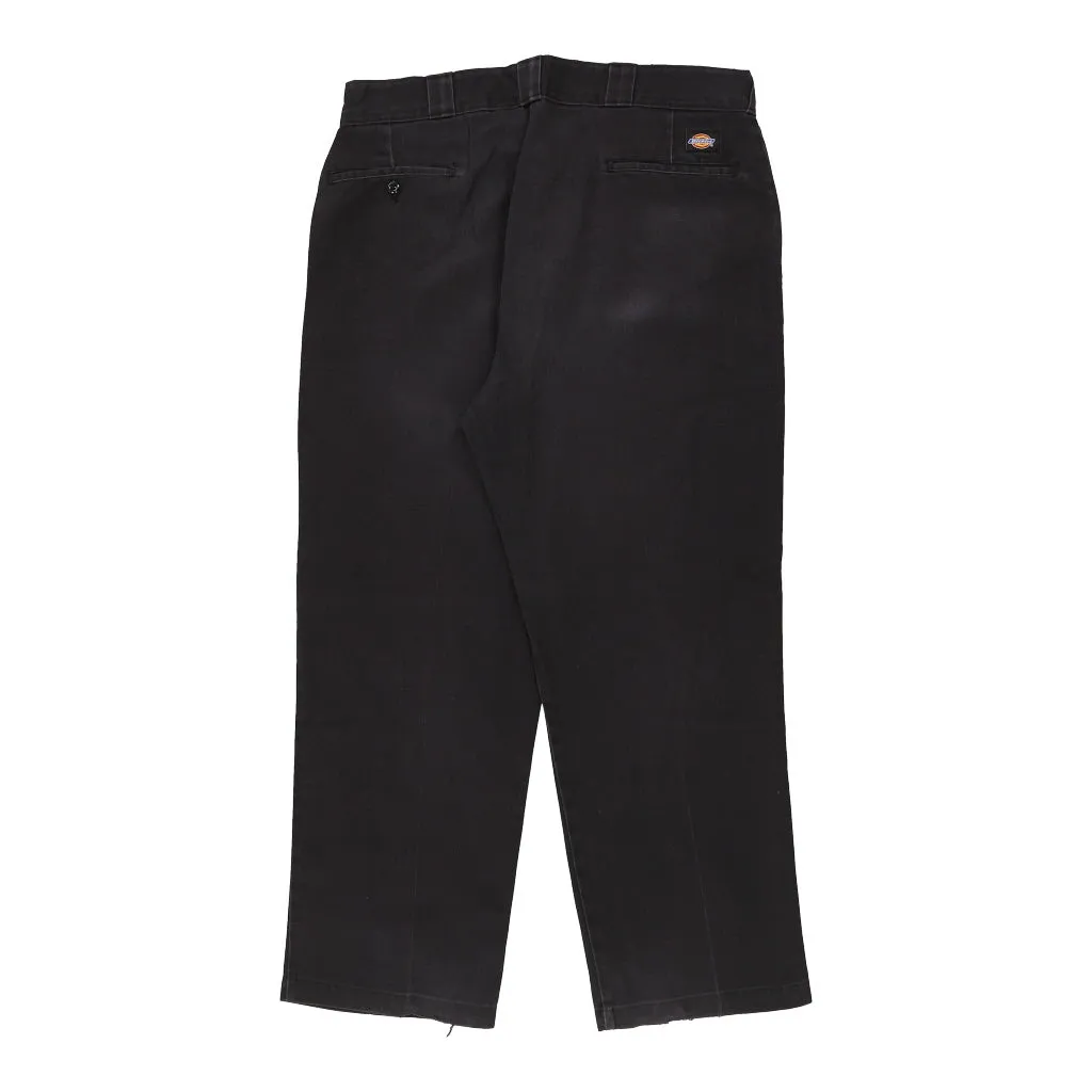 Dickies Trousers - 36W 30L Black Cotton Blend