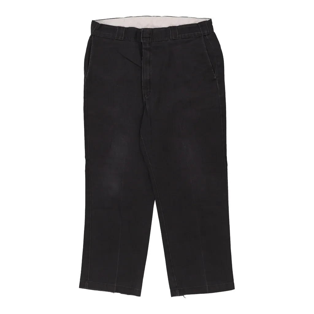 Dickies Trousers - 36W 30L Black Cotton Blend