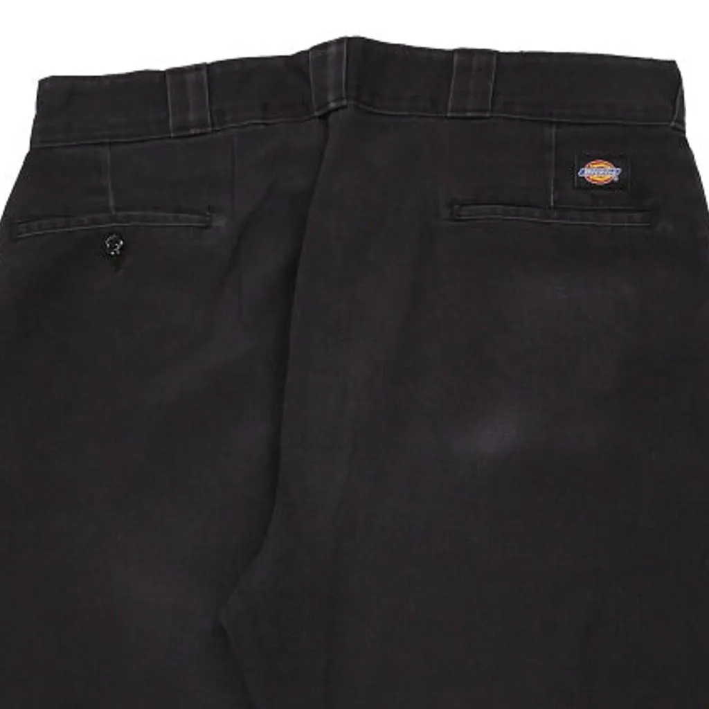 Dickies Trousers - 36W 30L Black Cotton Blend