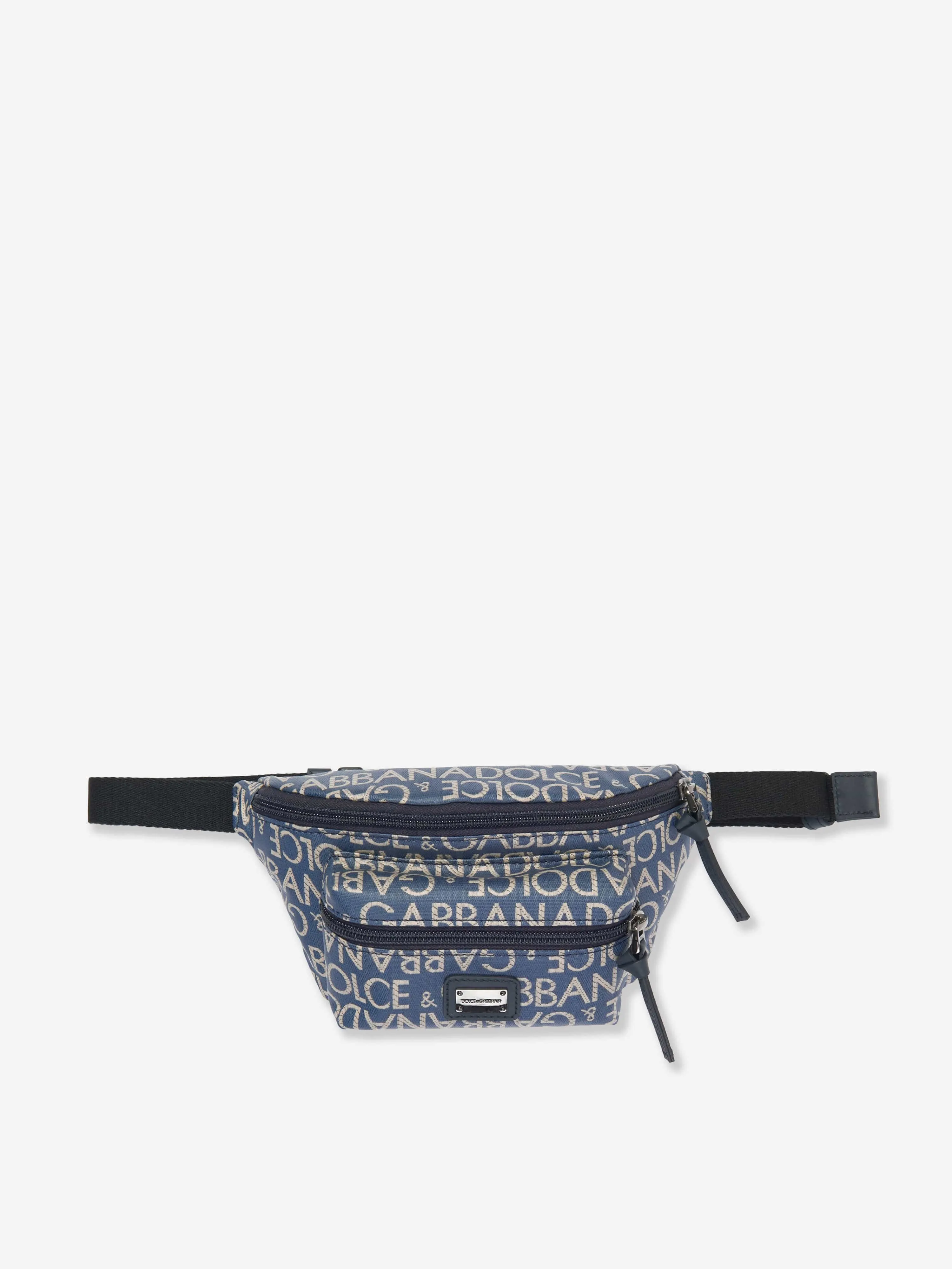 Dolce & Gabbana Boys Logo Belt Bag in Blue (24cm)