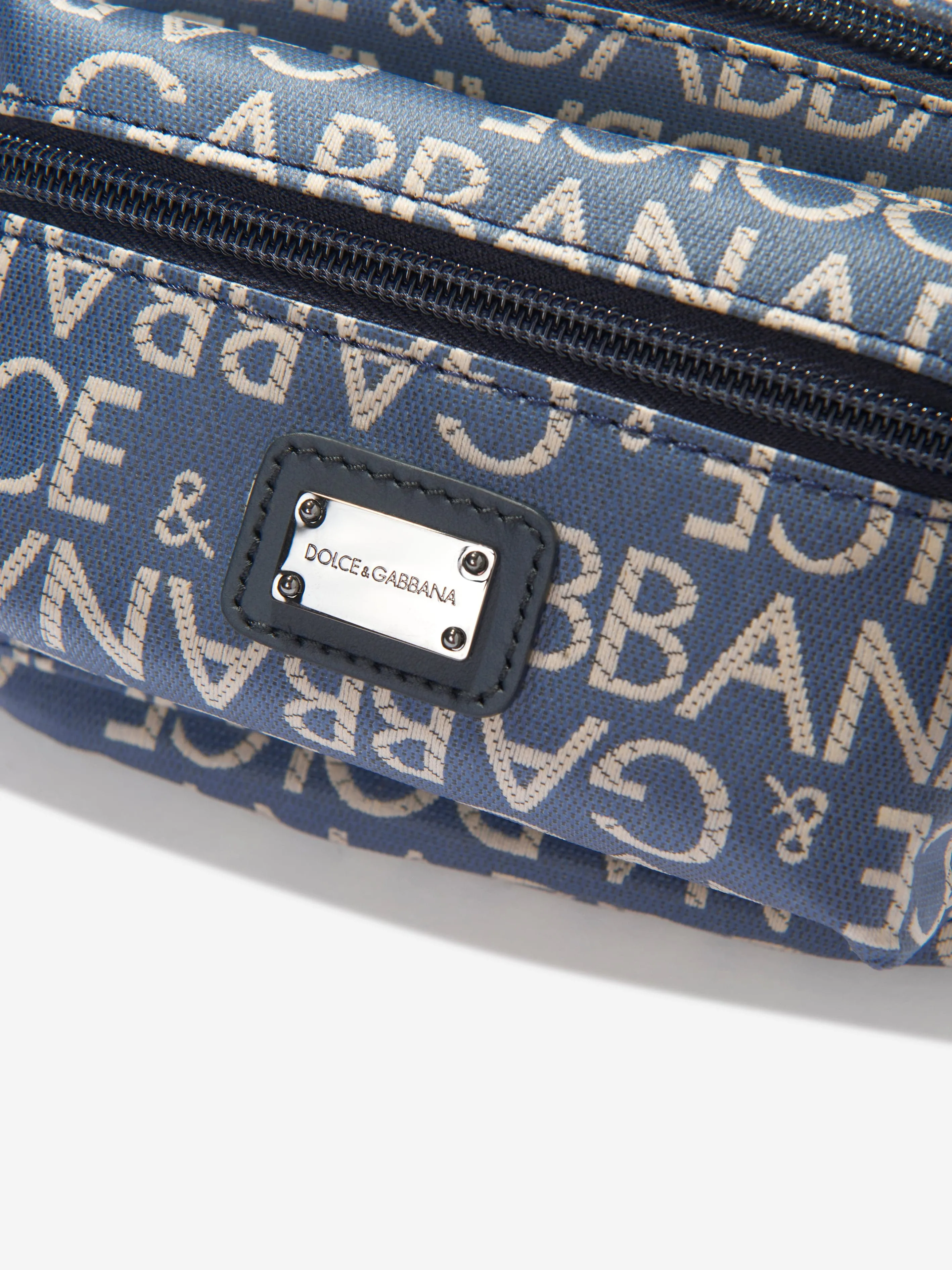 Dolce & Gabbana Boys Logo Belt Bag in Blue (24cm)