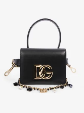 Dolce and Gabbana 3.5 Belt Bag Black Leather 75cm 30"