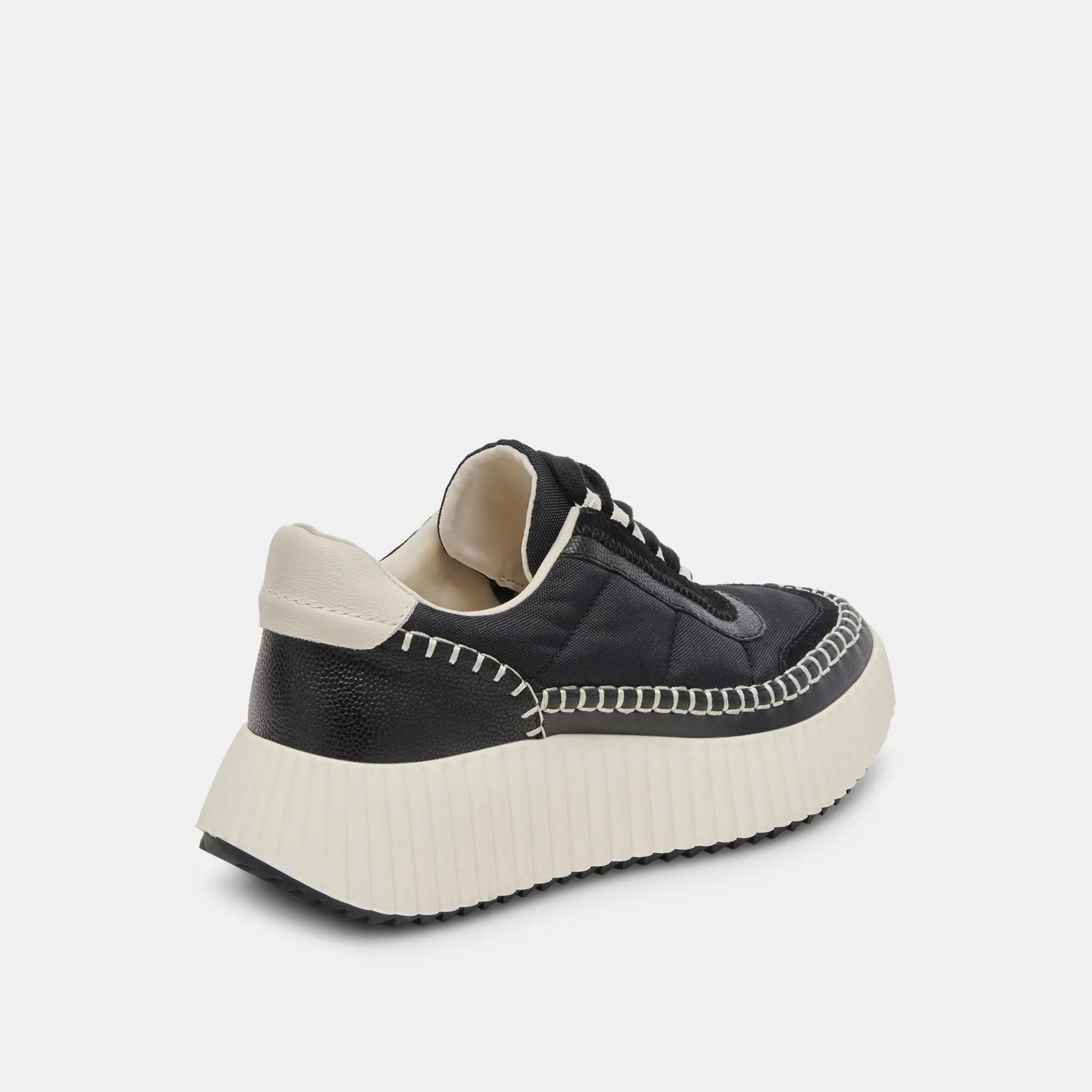 DOLEN NYLON SNEAKERS BLACK NYLON - re:vita