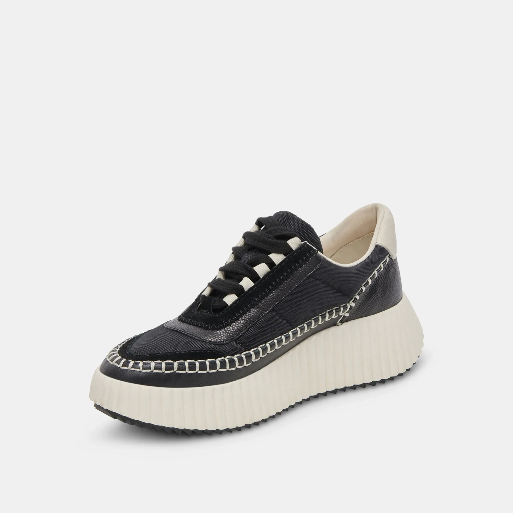 DOLEN NYLON SNEAKERS BLACK NYLON - re:vita