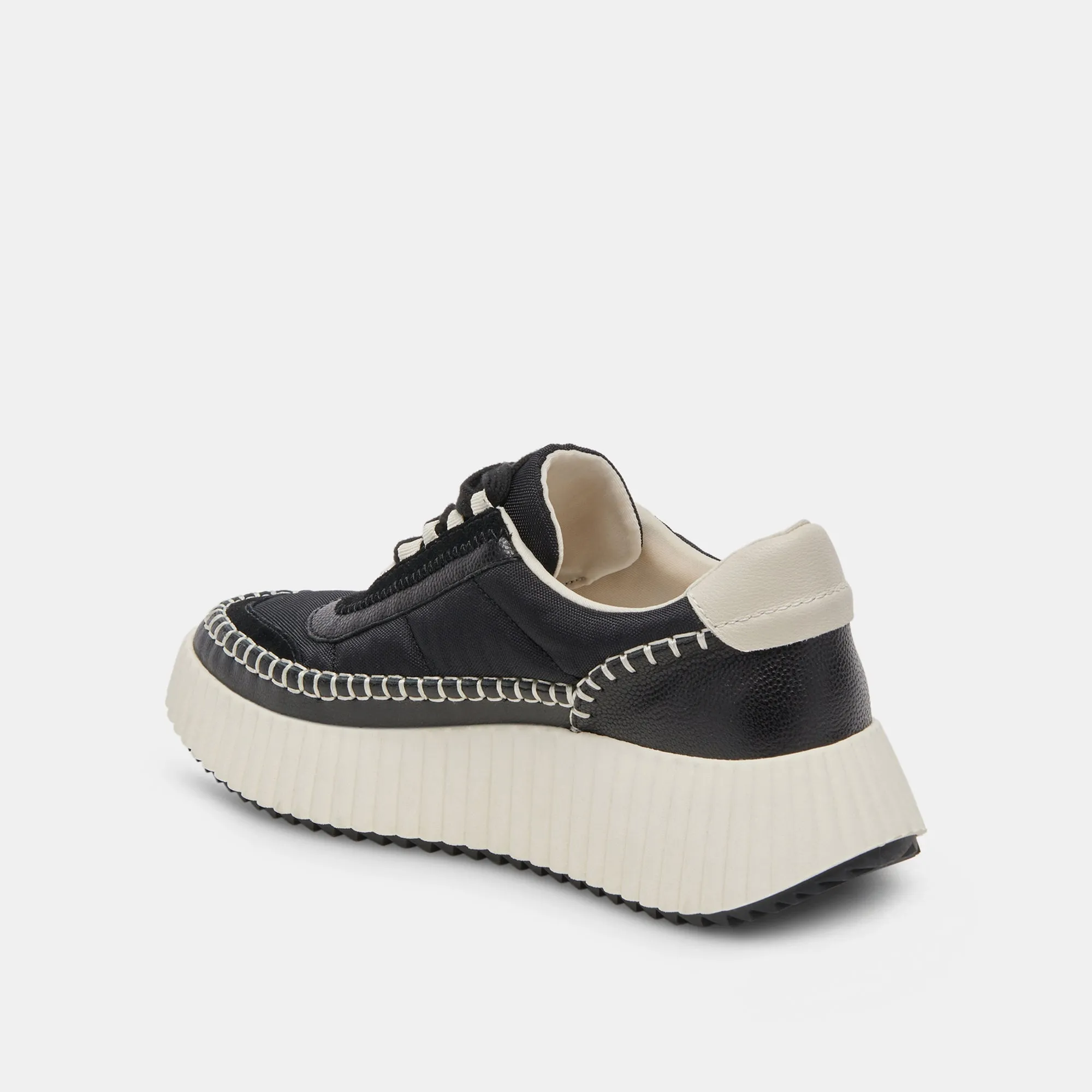 DOLEN NYLON SNEAKERS BLACK NYLON - re:vita