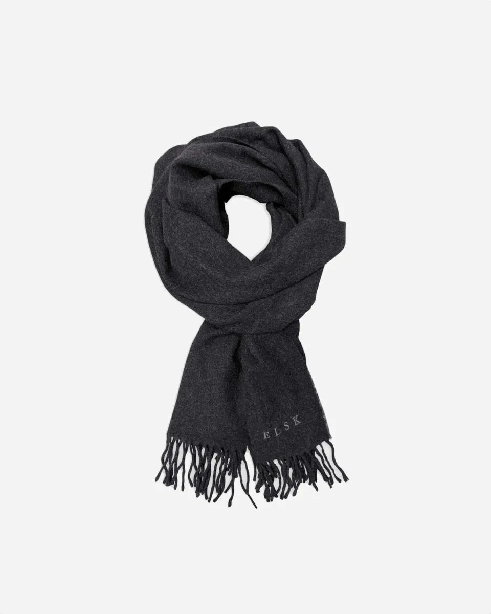 ELSK BILLIE SCARF - CHARCOAL