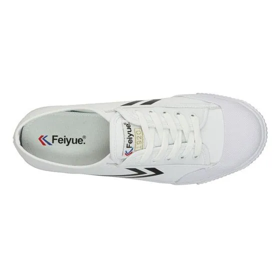 Feiyue FE LO 1920 Vegan Leather Trainers - White/Black