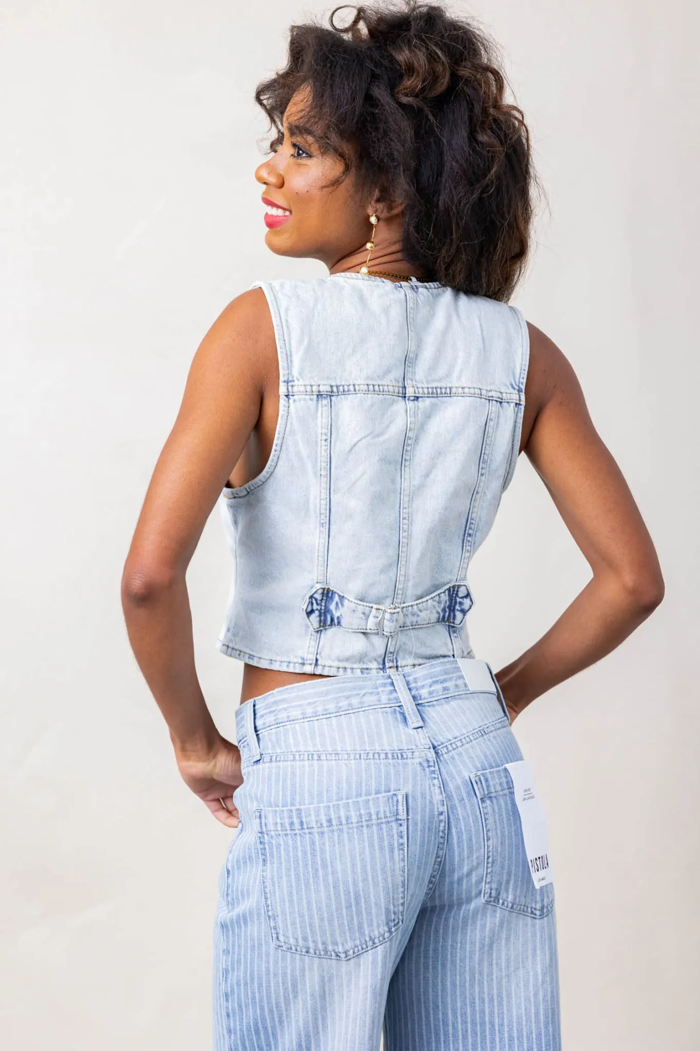 Free People Tate Denim Vest