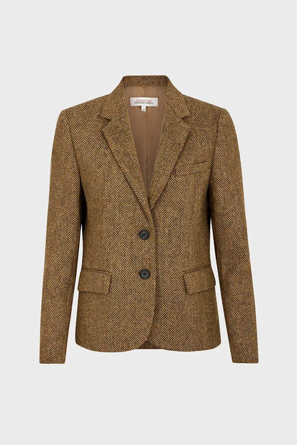 Gerard Darel EDDIE HERRINGBONE SUIT JACKET