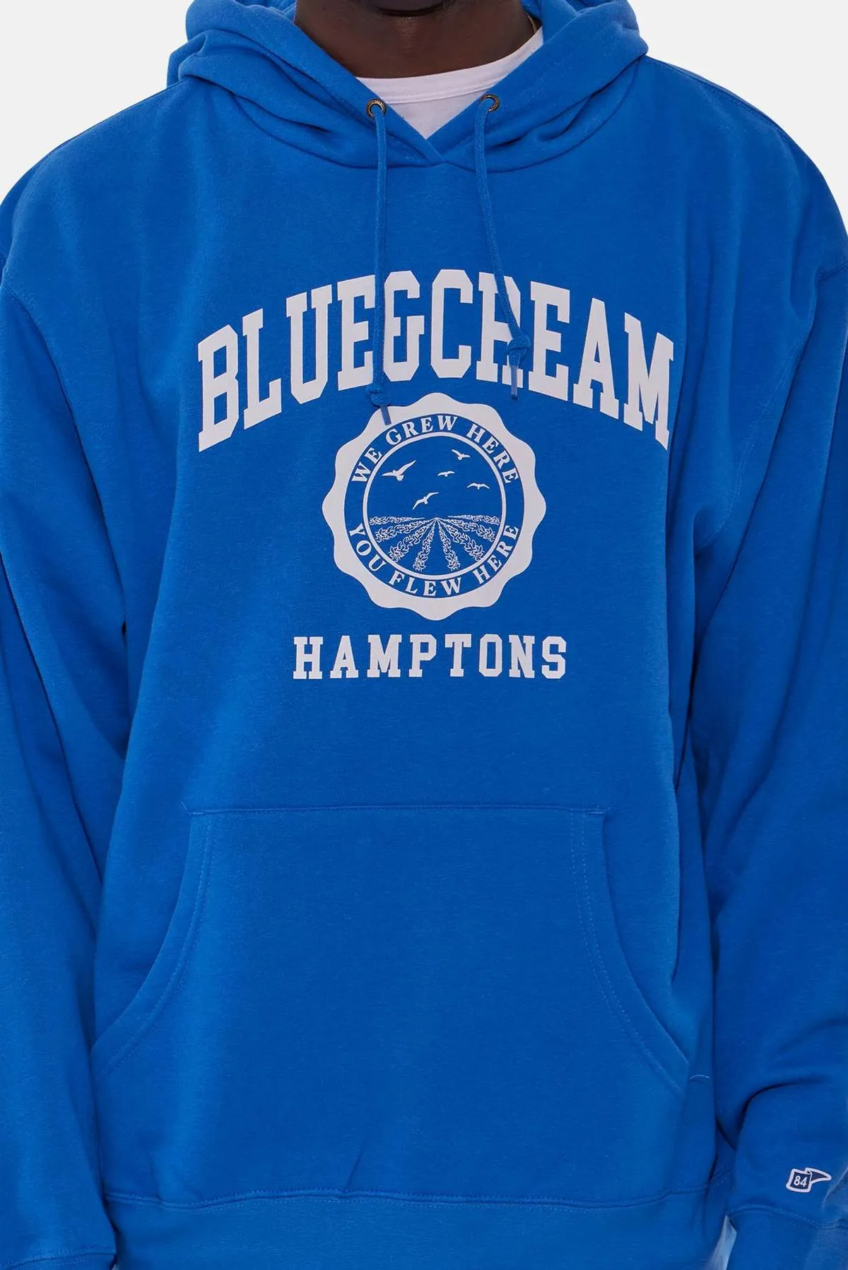 Hamptons We Grew Here Hoodie - Blue