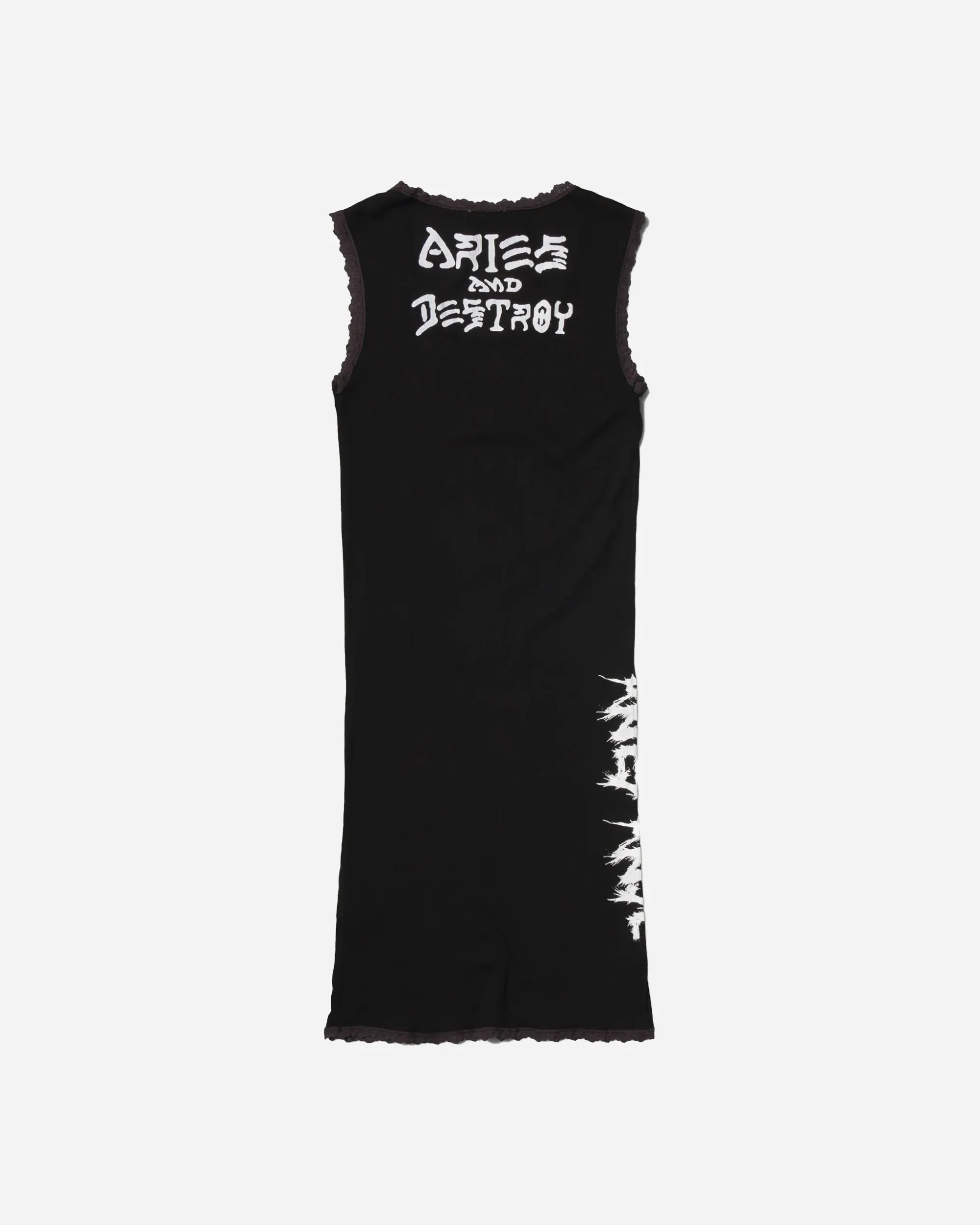 Hardcore Lace Trim Vest Dress