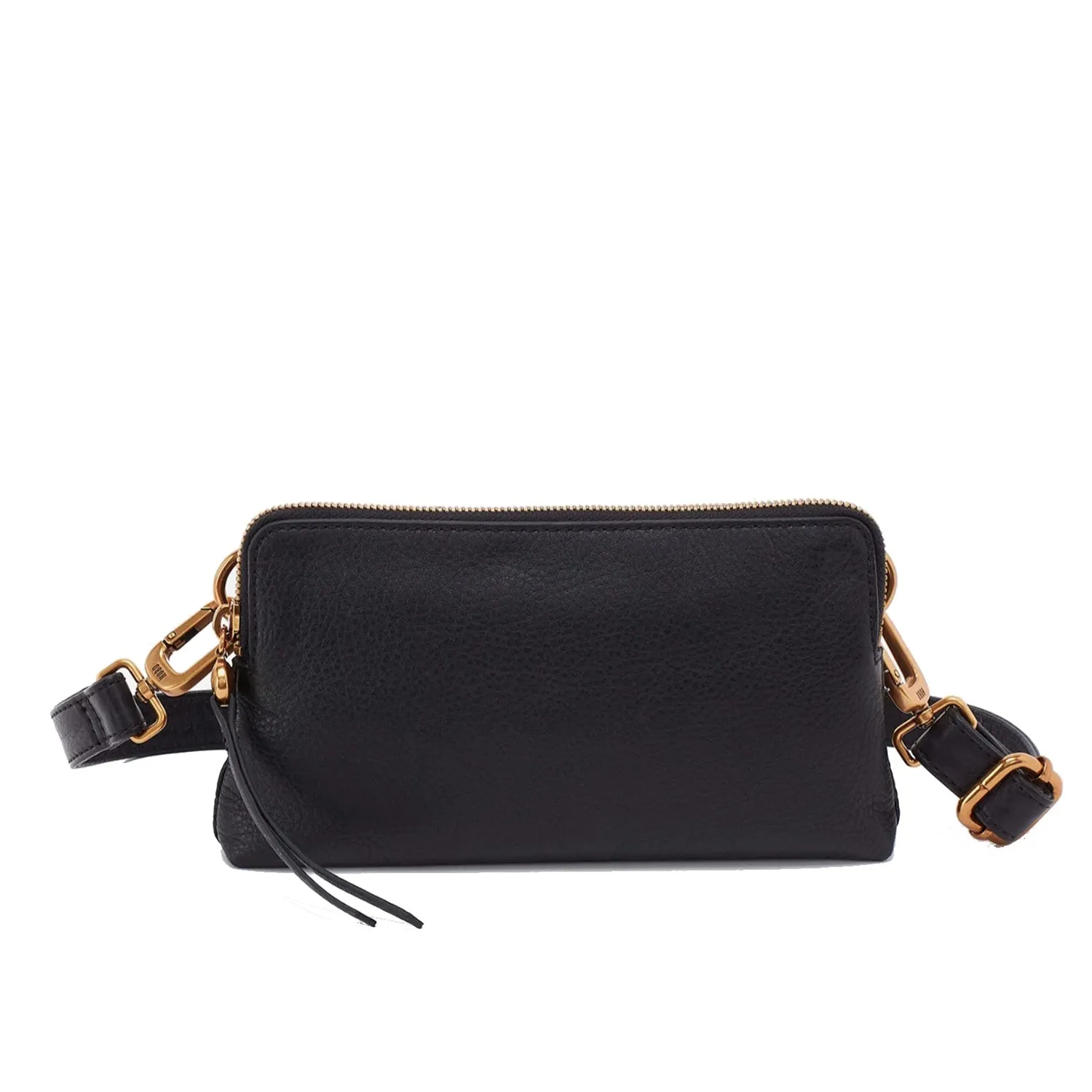 Hobo International Fern Slim Belt Bag Pebbled Black