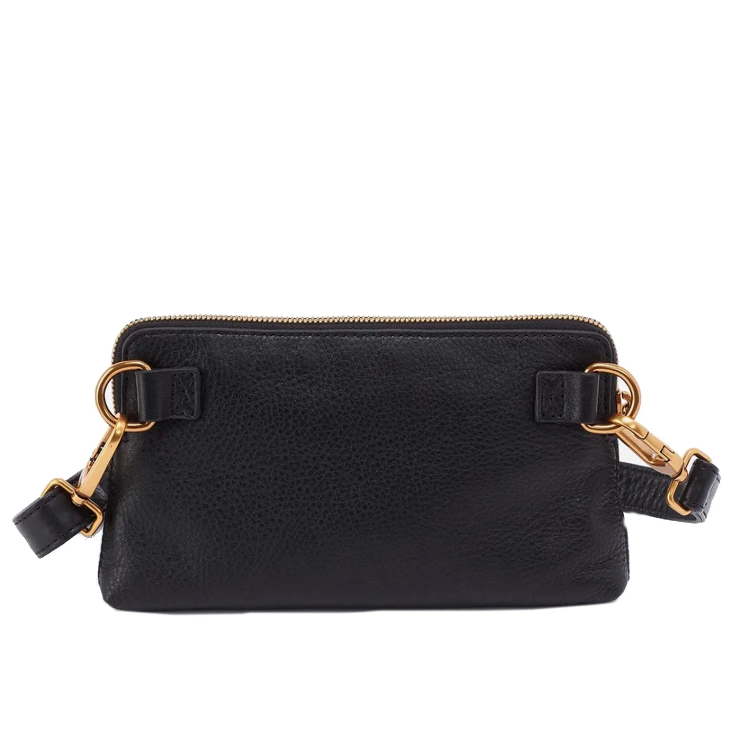 Hobo International Fern Slim Belt Bag Pebbled Black