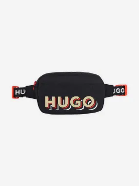 Hugo Boys Logo Belt Bag in Black