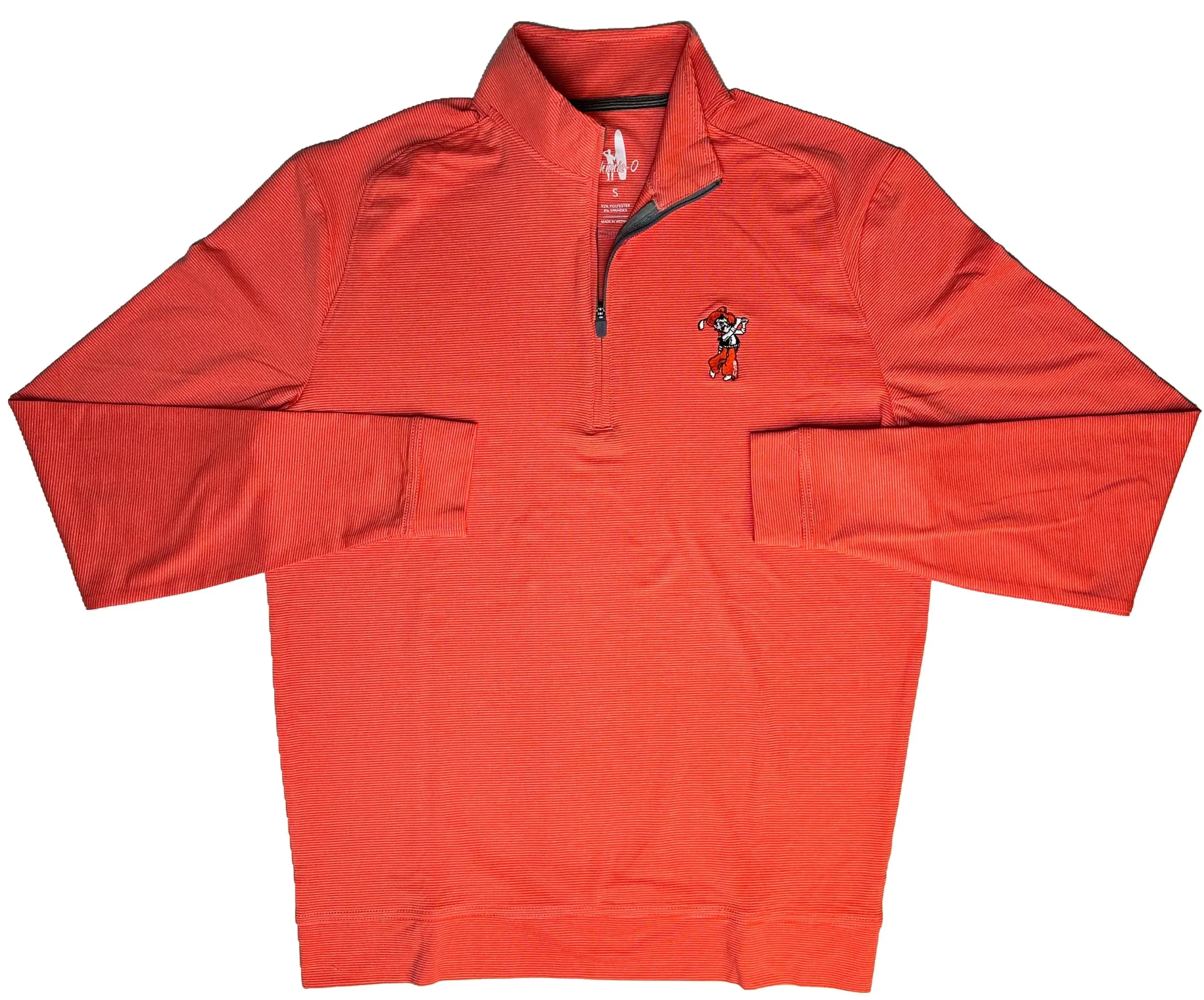 Johnnie-O Vaughn Striped Performance 1/4 Zip Pullover