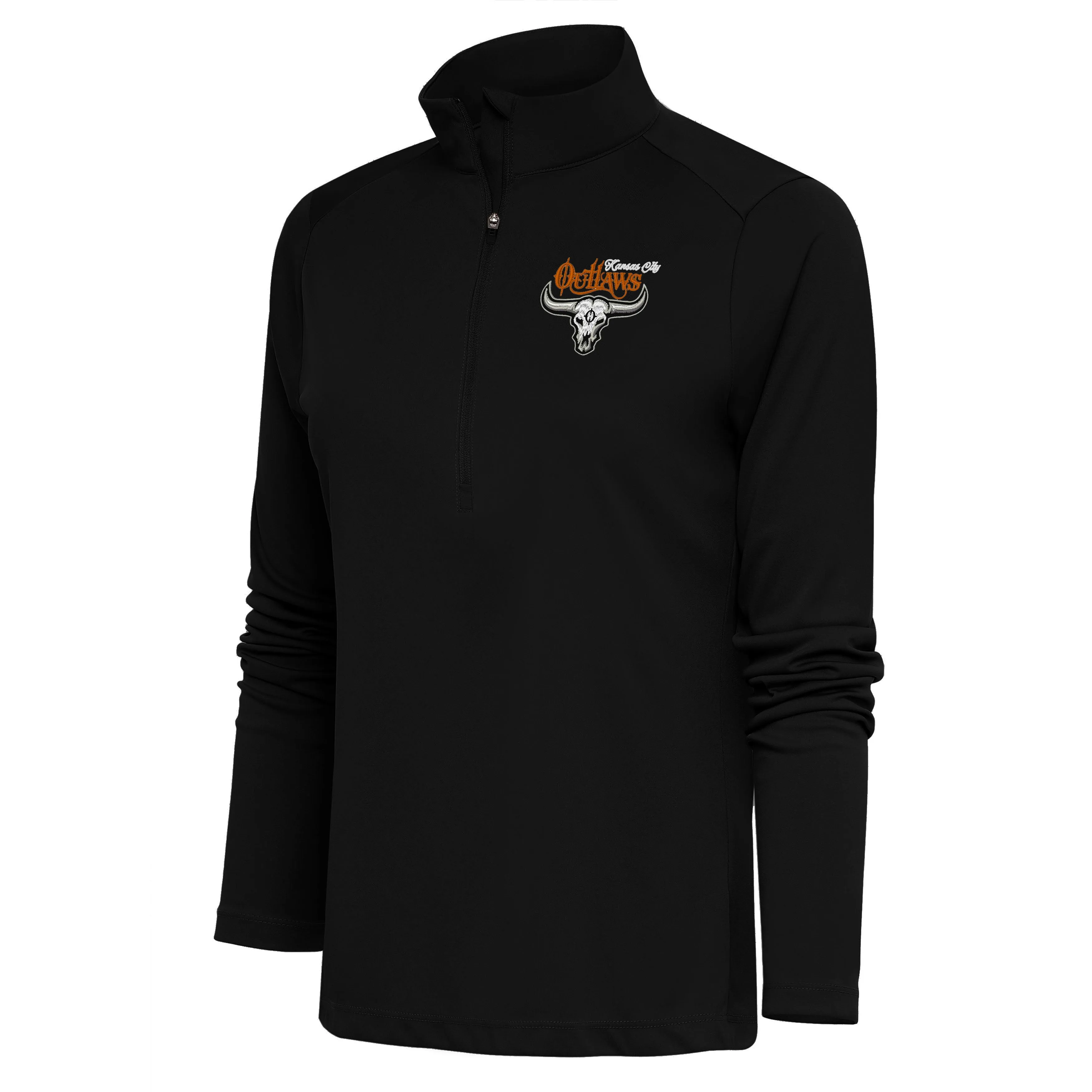 Kansas City Outlaws Tribute Womens Quarter Zip Pullover