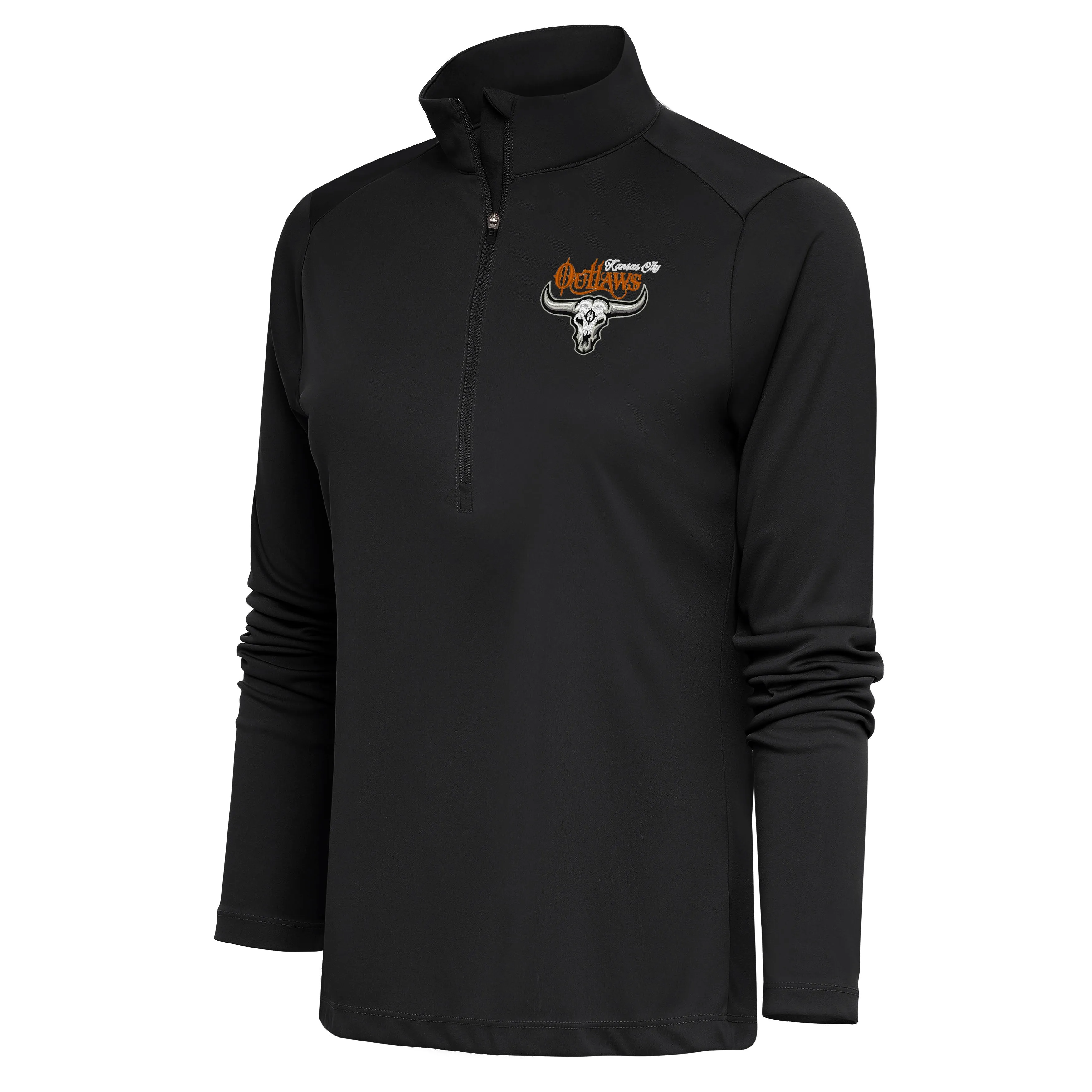 Kansas City Outlaws Tribute Womens Quarter Zip Pullover