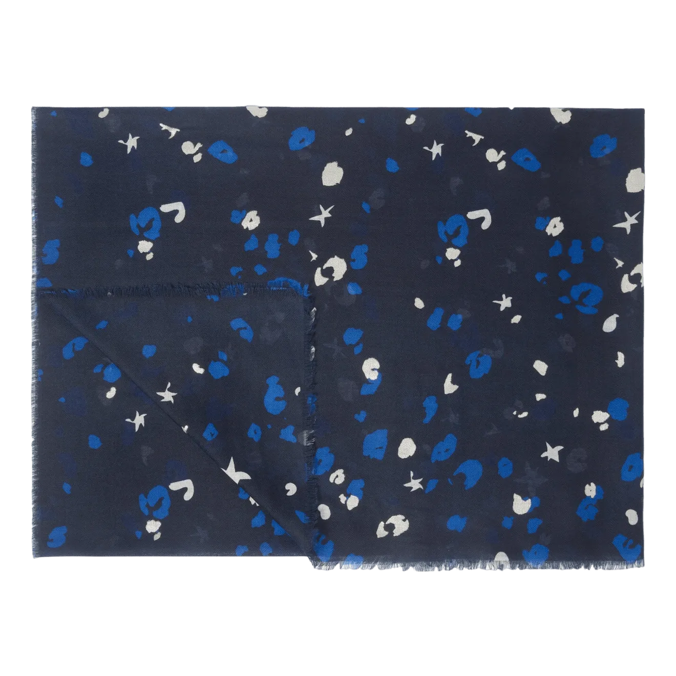 Katie Loxton Confetti Star Printed Foil Scarf