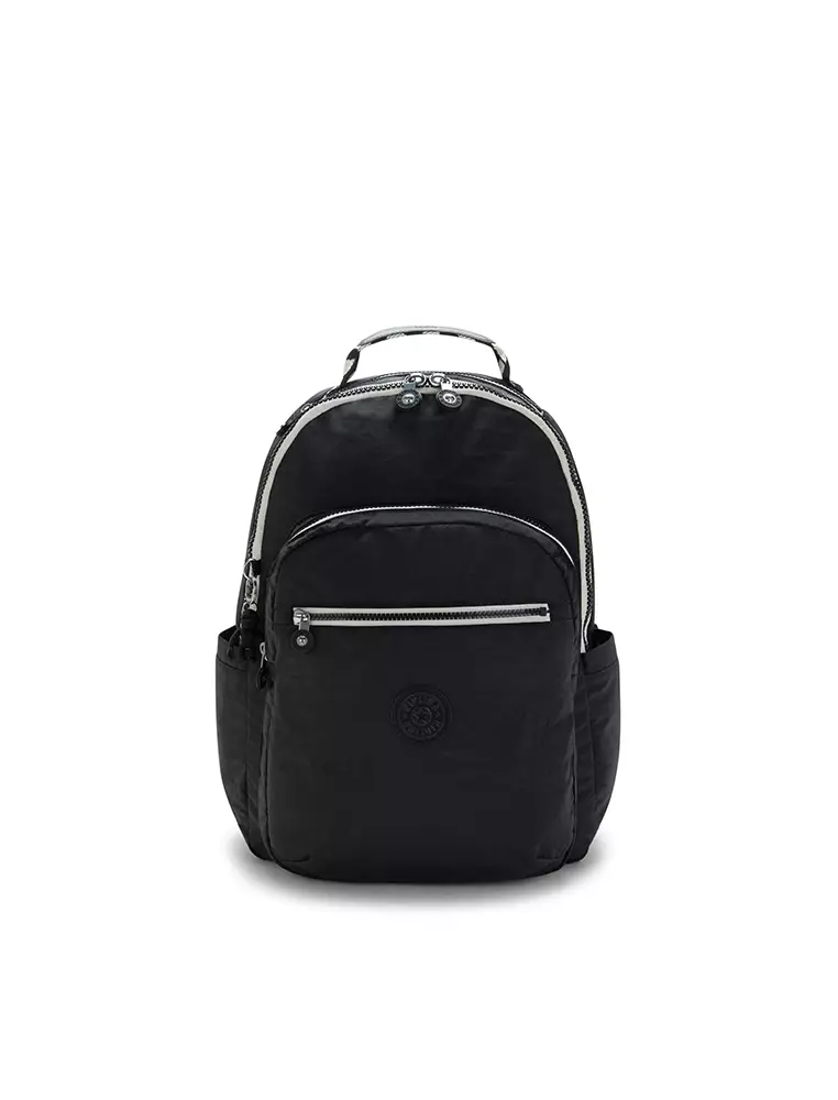 Kipling Kipling SEOUL Black Chevron Backpack