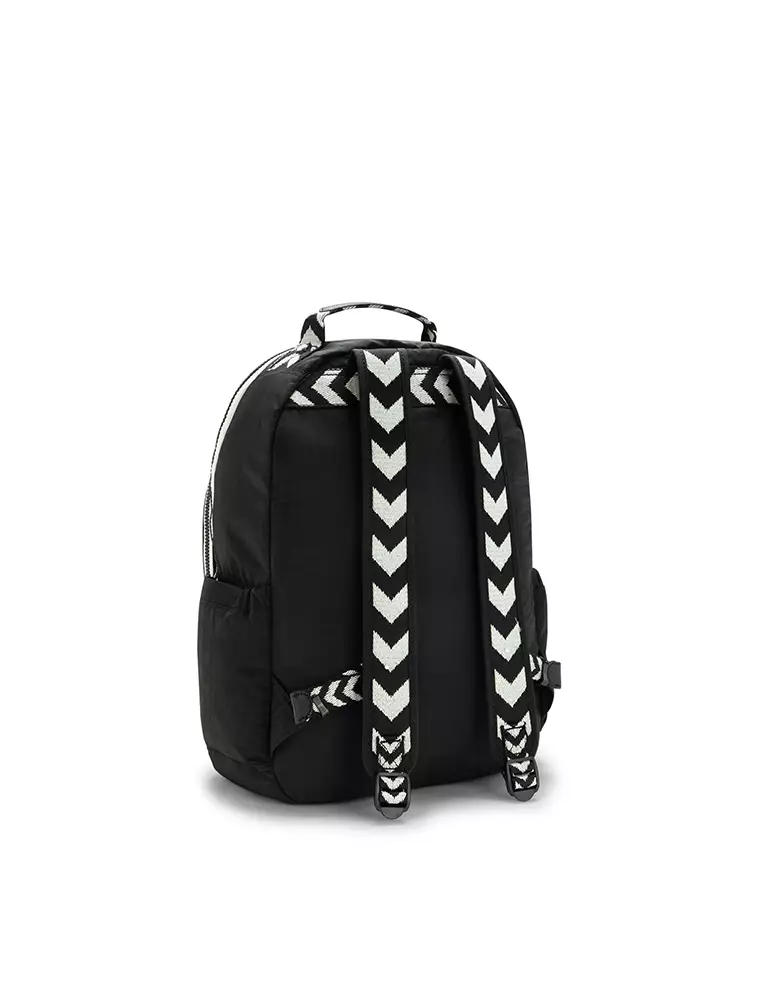 Kipling Kipling SEOUL Black Chevron Backpack