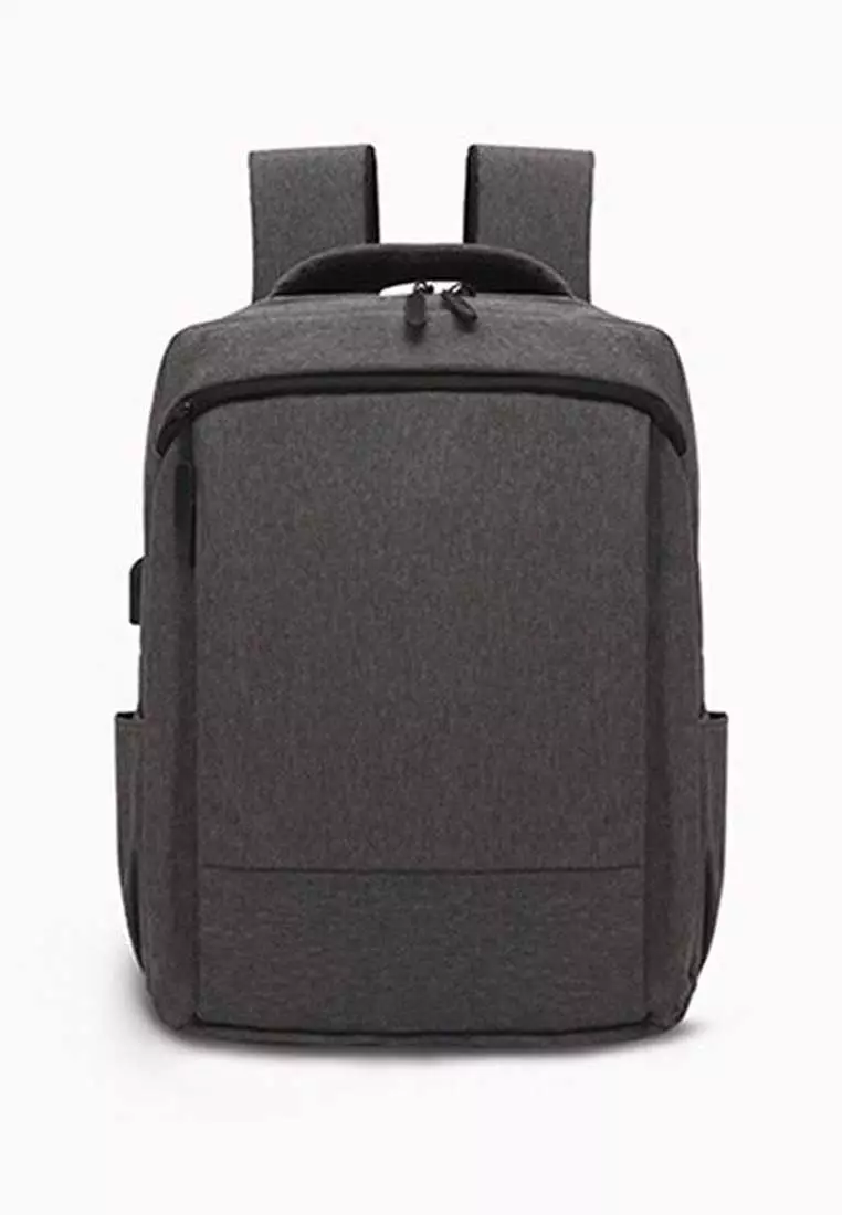 Lara Men's Zipper Backpack - Grey