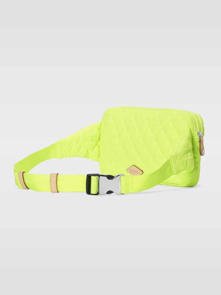 Large Metro Belt Bag - Neon Yellow Oxford