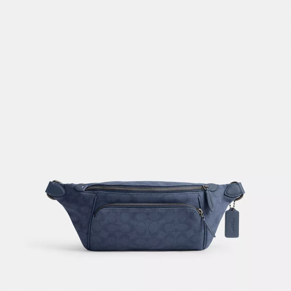 League Belt Bag In Signature Canvas Jacquard