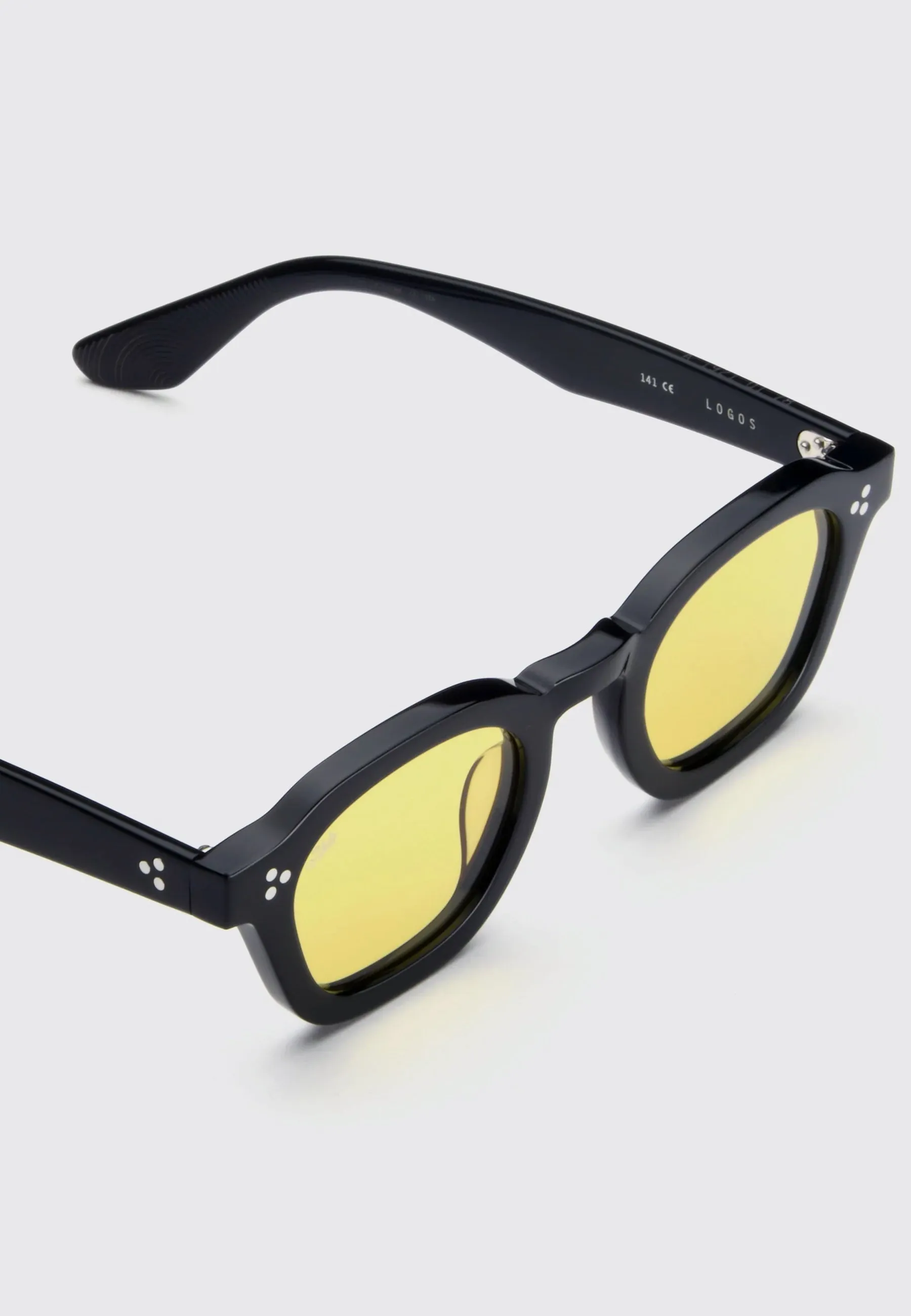 Logos Sunglasses - Black / Yellow