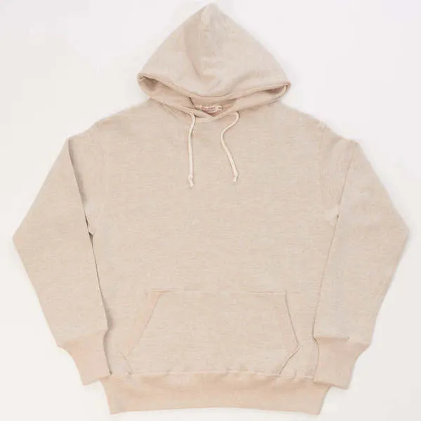 Lot 450 Two Needle Loopwheel Hoodie - Oatmeal