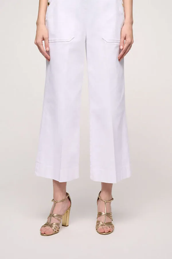 Luisa Spagnoli ADDIZIONE CROPPED PALAZZO TROUSERS