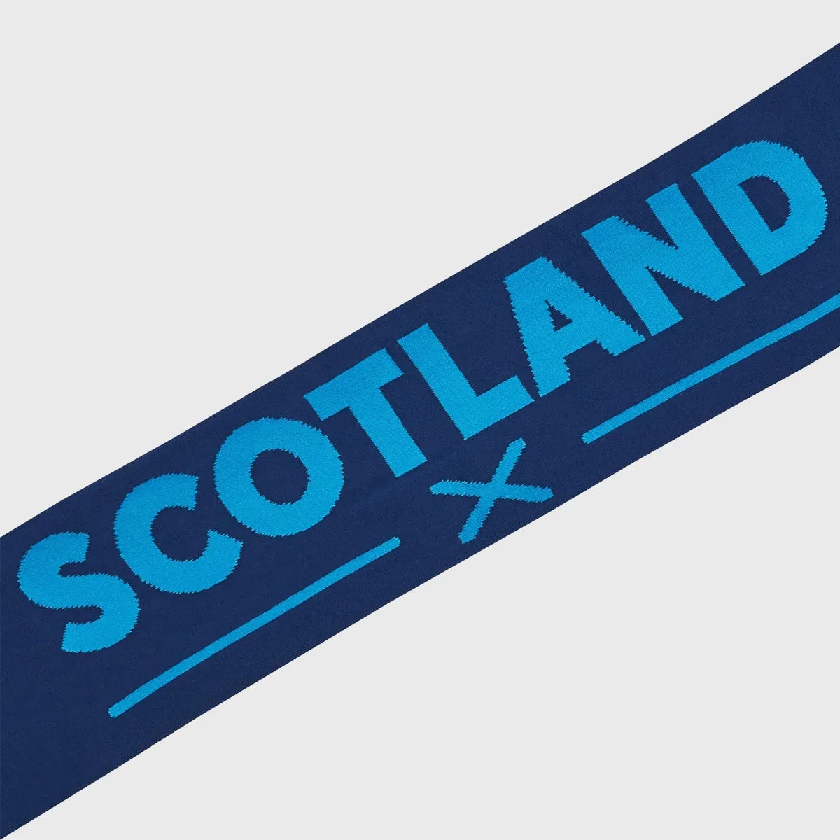 Macron Scotland Rugby Text Scarf Navy/Sky