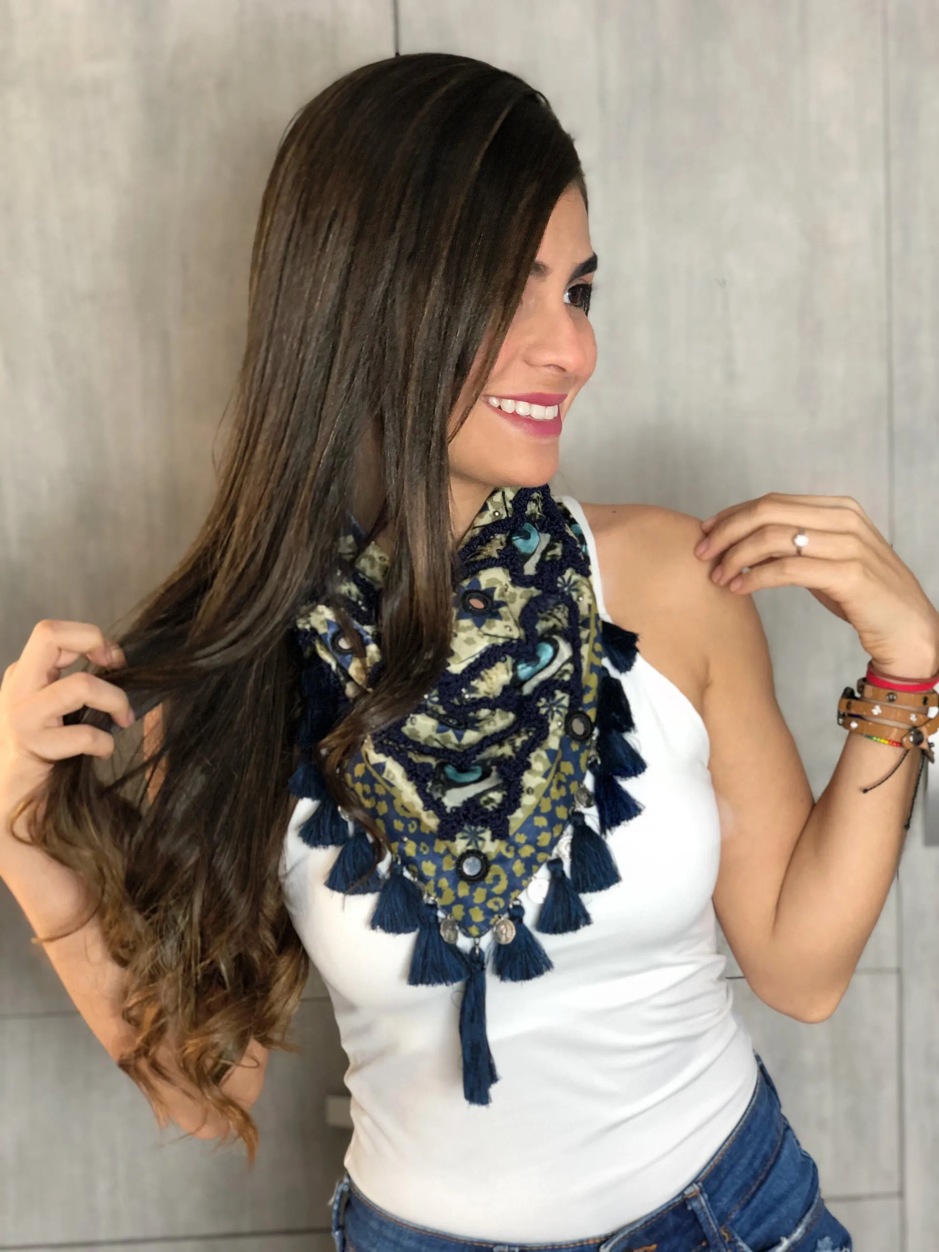 Mariposa Azul Scarf.