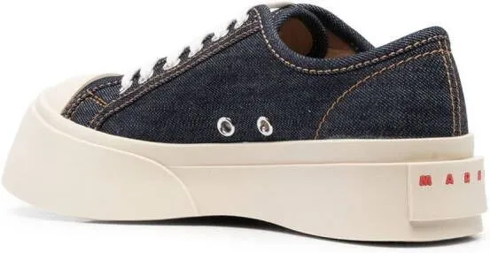 Marni Pablo denim lace-up sneakers Blue