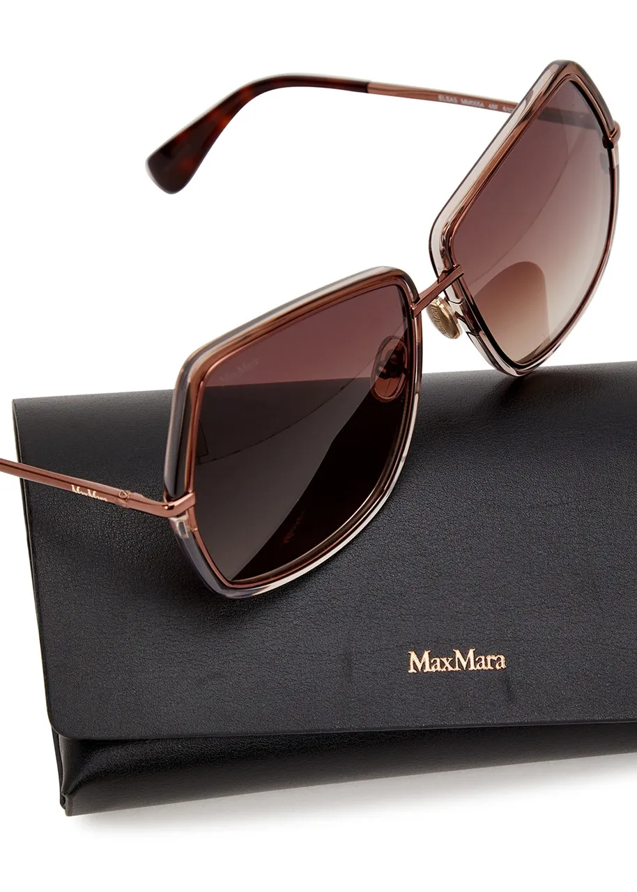 MAX MARA Elsa butterfly sunglasses -                         -                     -                