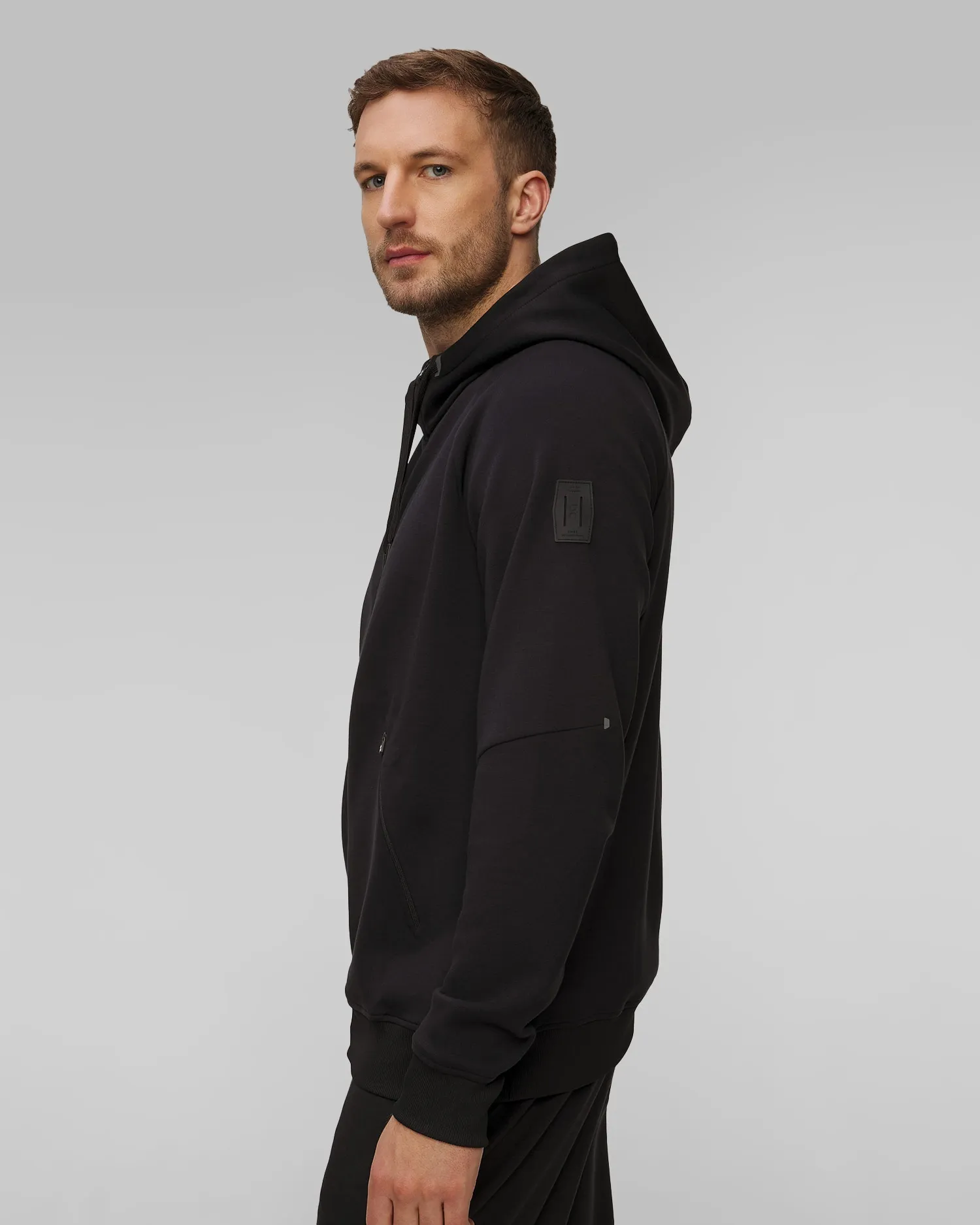 Men's On Running Zipped Hoodie 1ME11440553-black