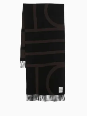 Monogram jacquard scarf